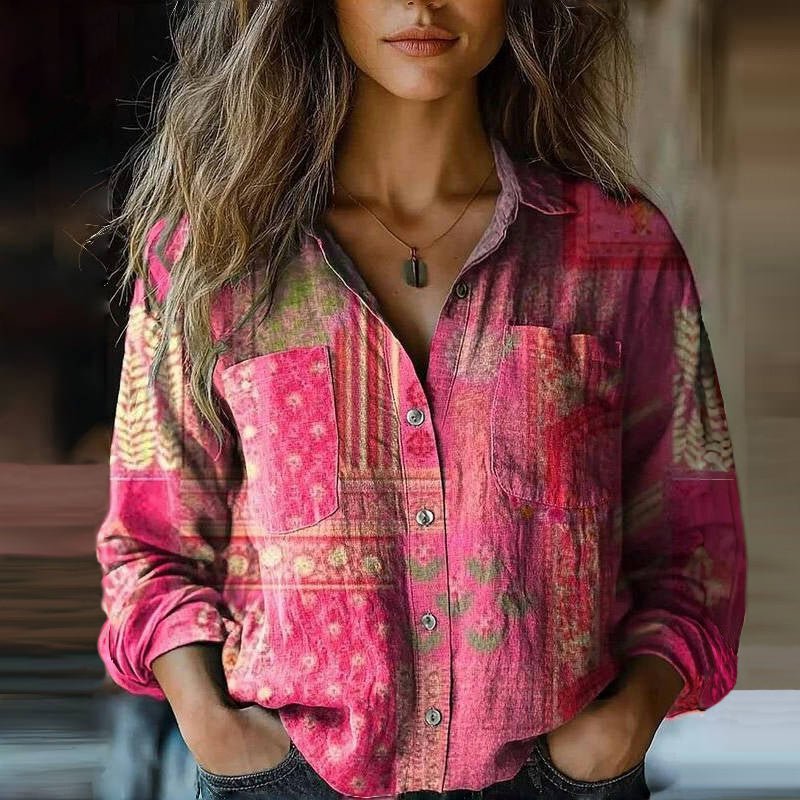 Nikaia |  Vintage Printed Blouse