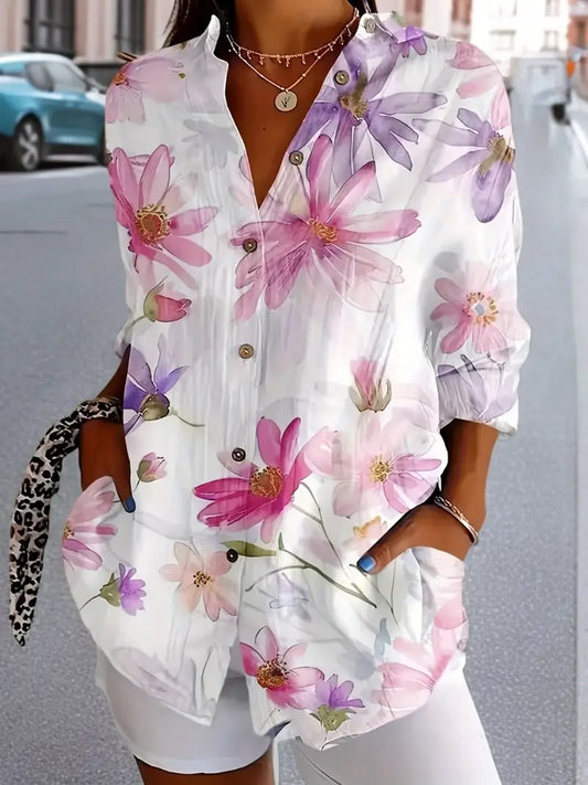 Zaria | Elegant Floral Blouse