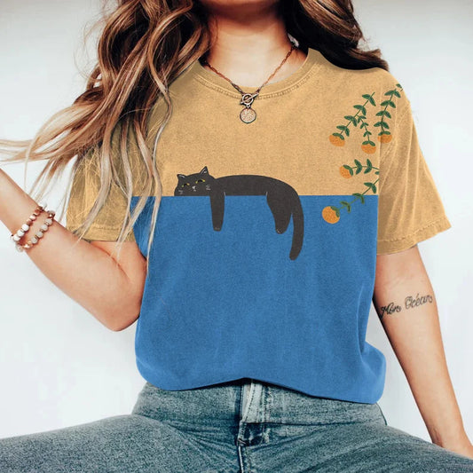 Elizabeth | Elegant Spring T Shirt With Print