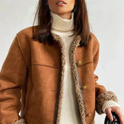 Evelyn™ | Luxurious Genuine Sheepskin Jacket
