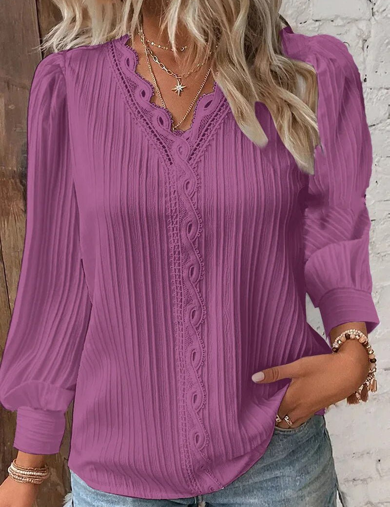 Lydia | Lace Detail Blouse
