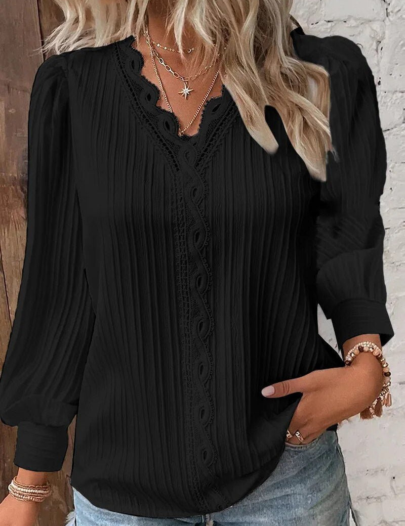 Lydia | Lace Detail Blouse