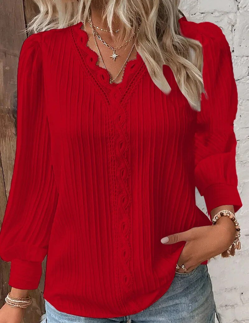 Lydia | Lace Detail Blouse