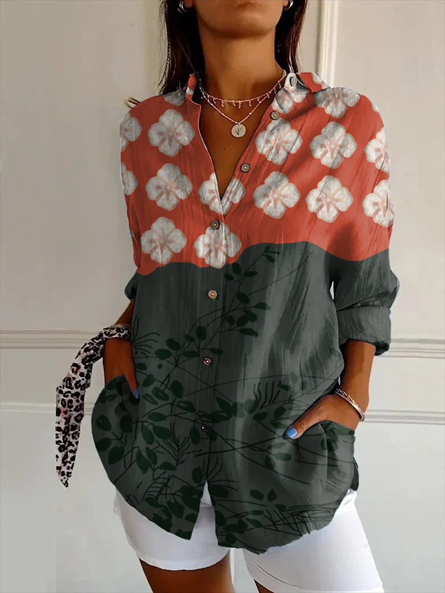 Tuarani |  Elegant Floral Shirt