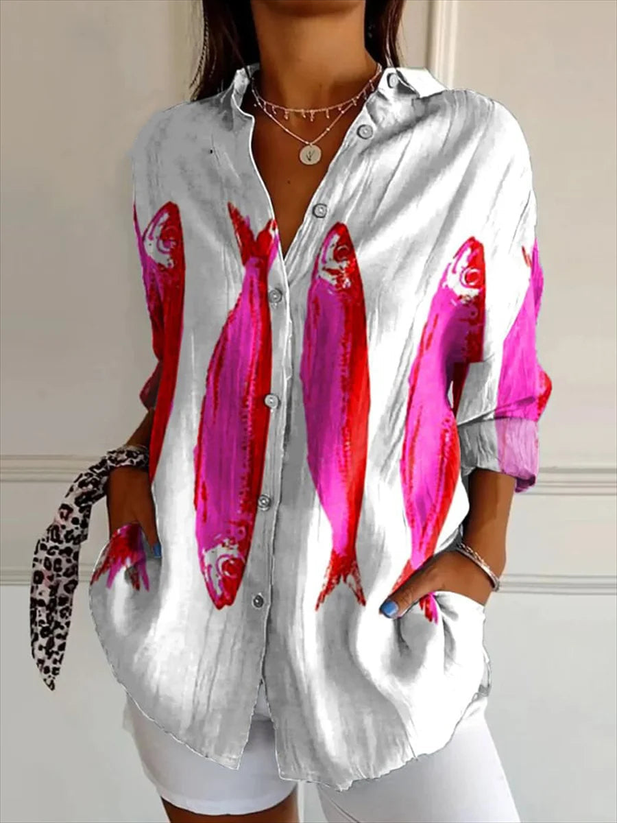 Tuarani |  Elegant Floral Shirt