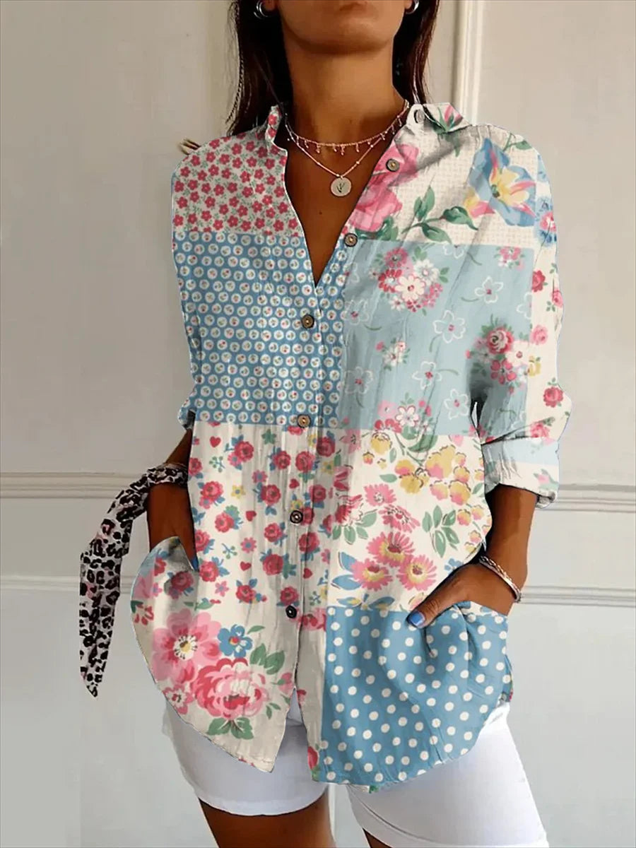 Tuarani |  Elegant Floral Shirt