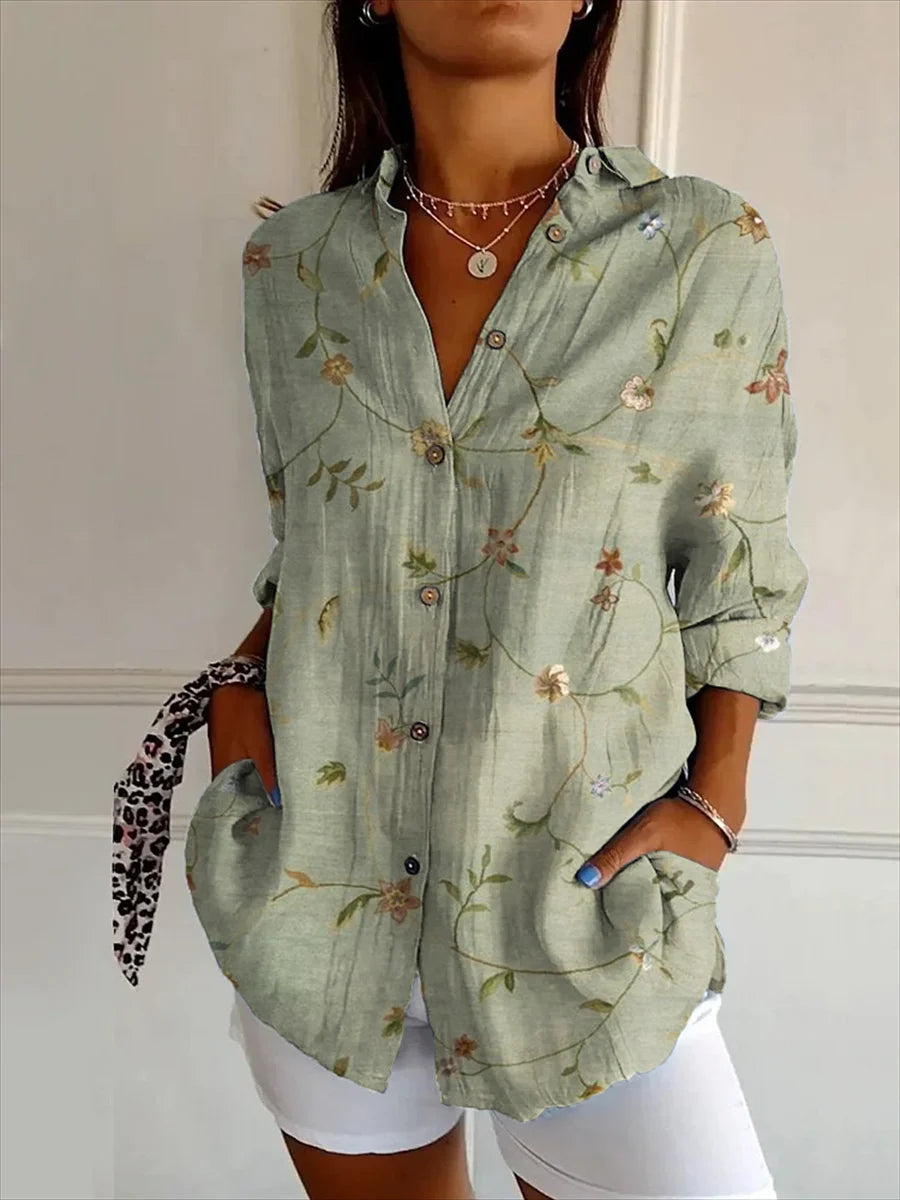 Tuarani |  Elegant Floral Shirt