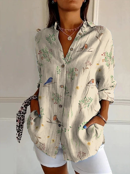Tuarani |  Elegant Floral Shirt