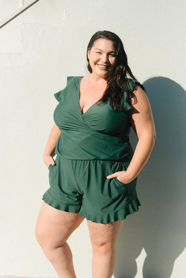 Liora | Swimsuit with Ruffles and Built-in Bra