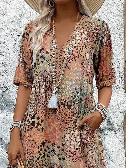 Donna | Vibrant Mid Length Dress