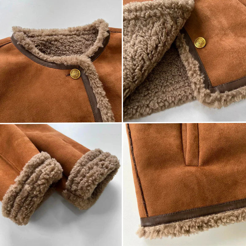 Avani | Buttoned Sheepskin Jacket