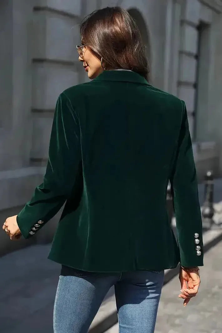 Ivana | Velvet Luxe Statement Blazer