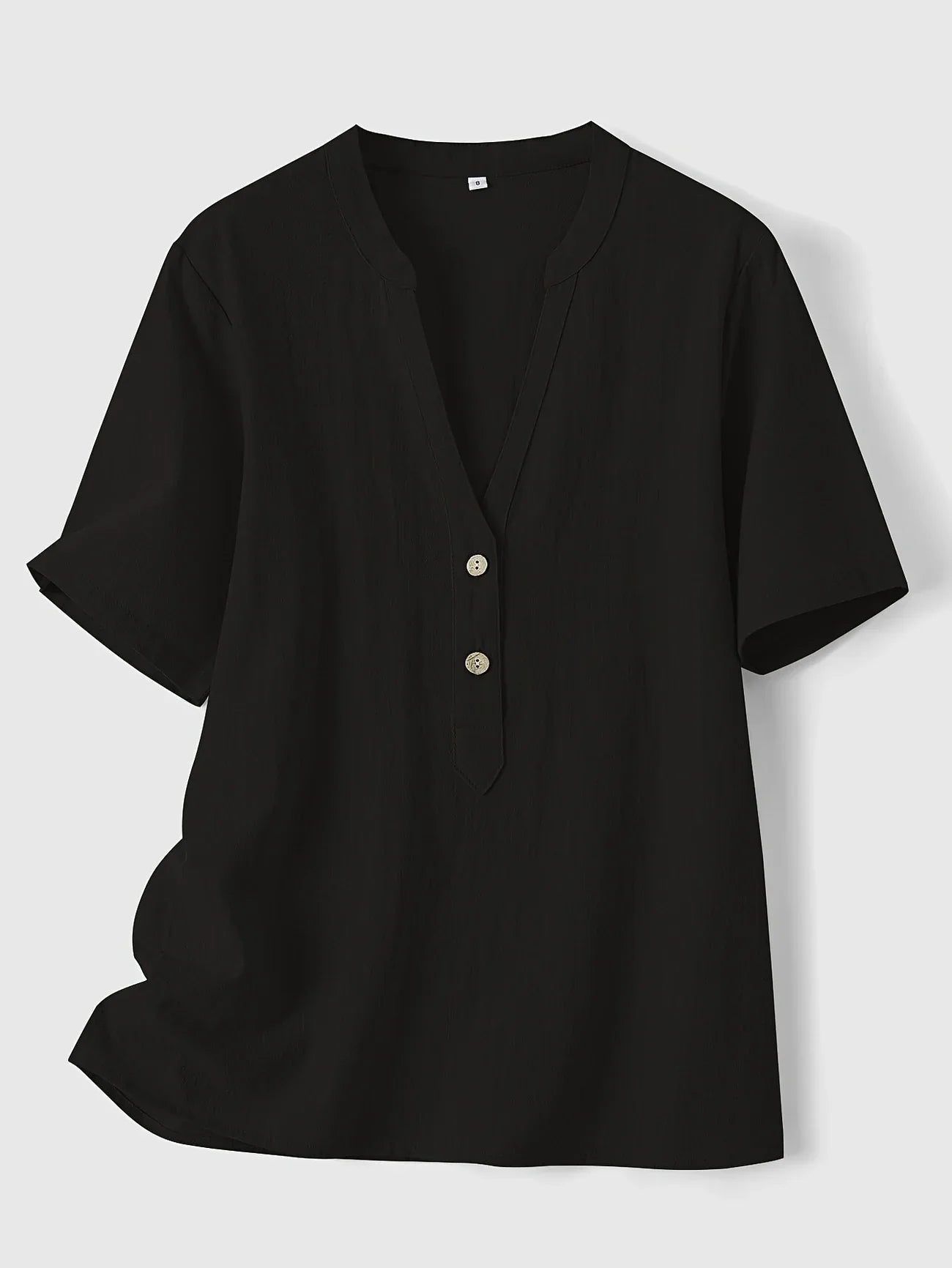 Freya | Fashionable V-neck And Short Sleeve Blouse