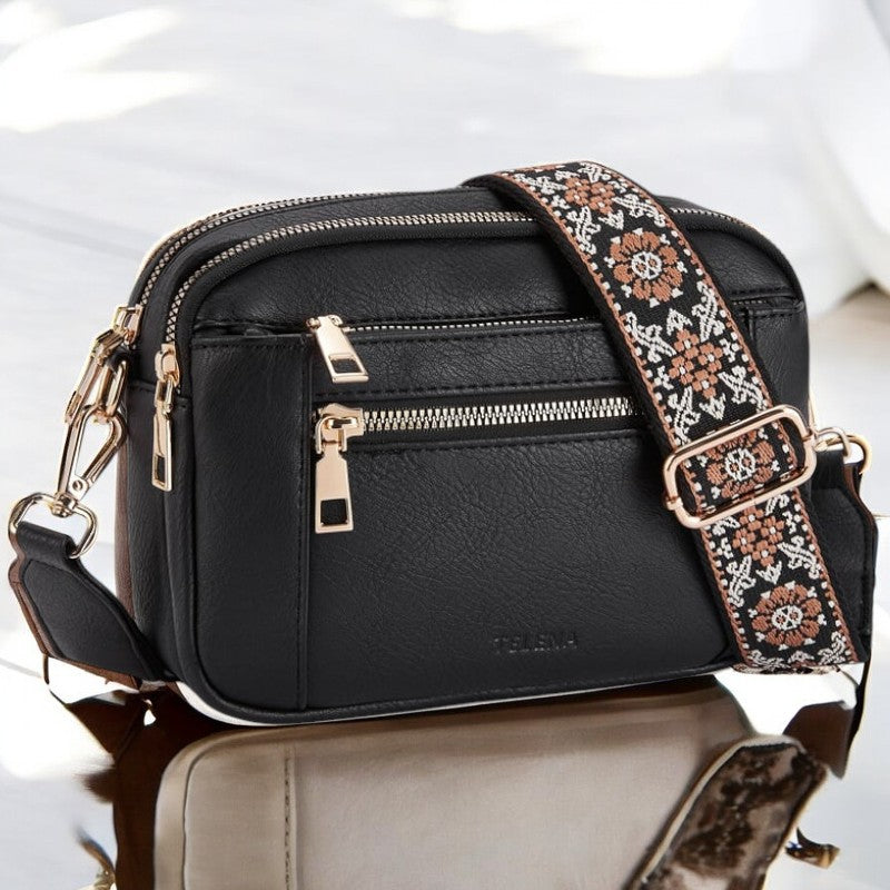 Sharlene | Refined Leather Shoulder Bag