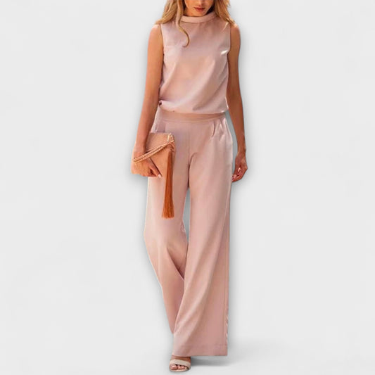 Vanessa | Jumpsuit in Satin Look