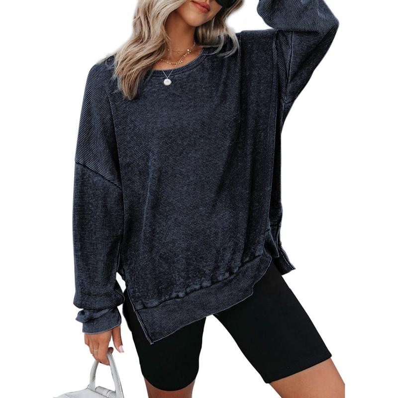 Madison | Casual Oversized Crewneck Long Sleeve Sweatshirt