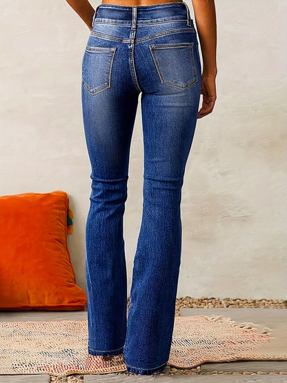 Charlotte | Trendy High-Waisted Flared Jeans