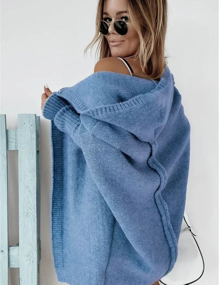 Heidi | Cozy Oversized Hooded Cardigan