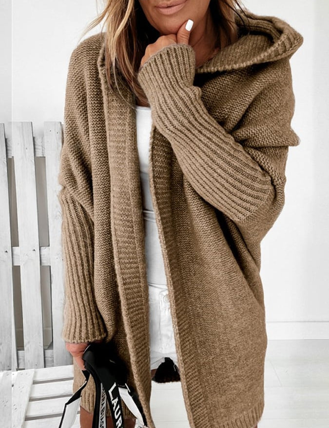 Heidi | Cozy Oversized Hooded Cardigan