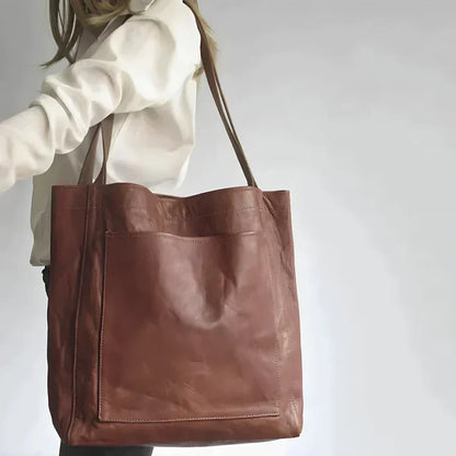 Elysia | Classic Leather Tote