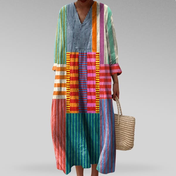 Lois | Elegant Geometric Dress
