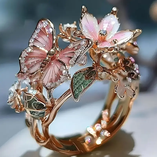 Vienna | Nature Bright Butterfly Zirconia Ring