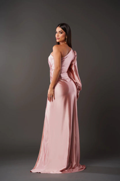 Goldie | Long Skirt Slit Dress