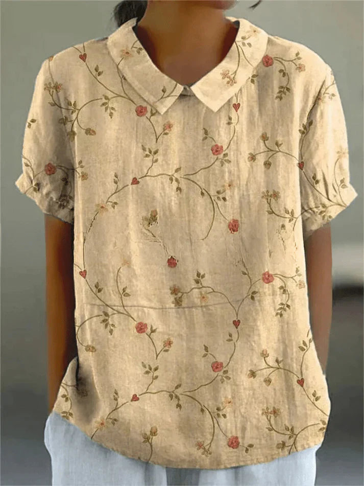 Ngaroma | Blouse With Floral Print