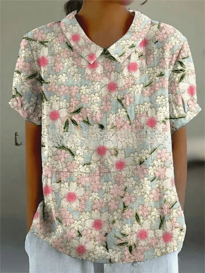 Ngaroma | Blouse With Floral Print