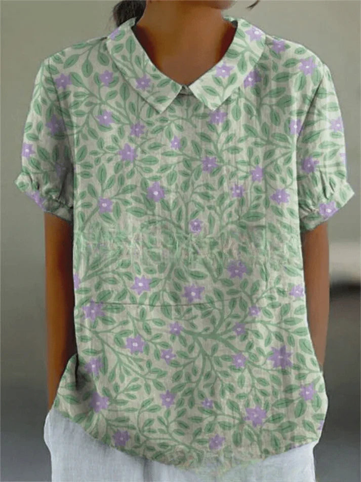 Ngaroma | Blouse With Floral Print
