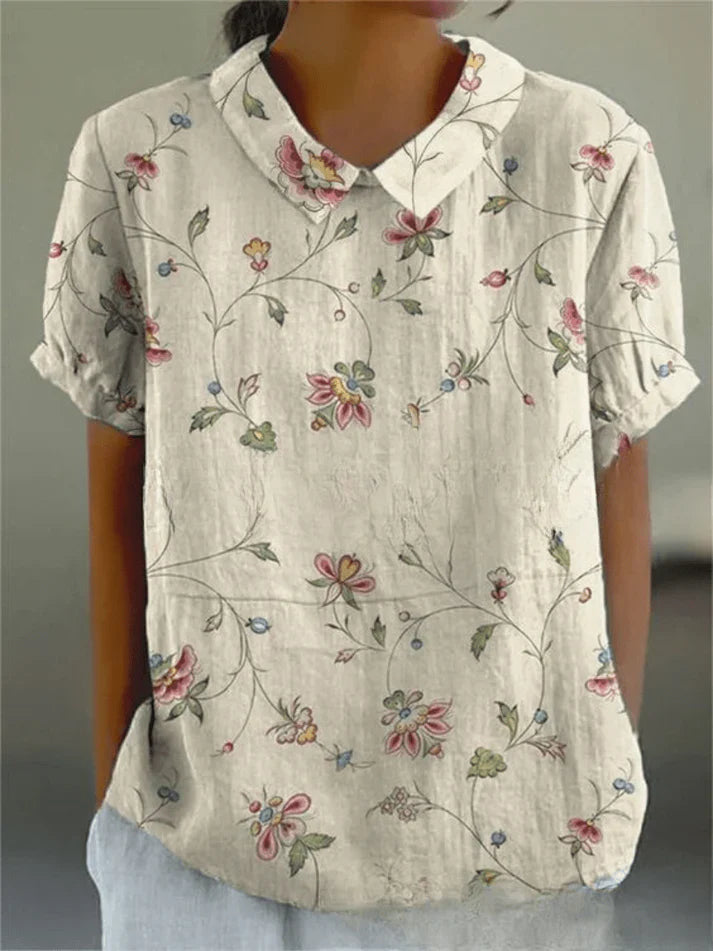 Ngaroma | Blouse With Floral Print