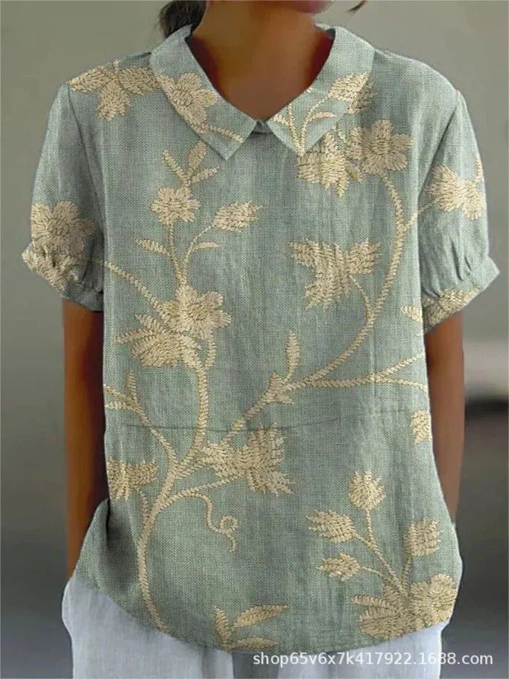 Ngaroma | Blouse With Floral Print