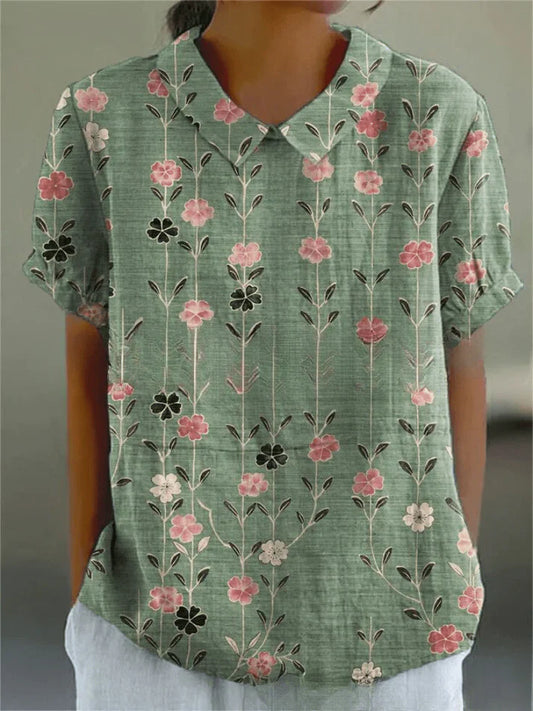 Ngaroma | Blouse With Floral Print