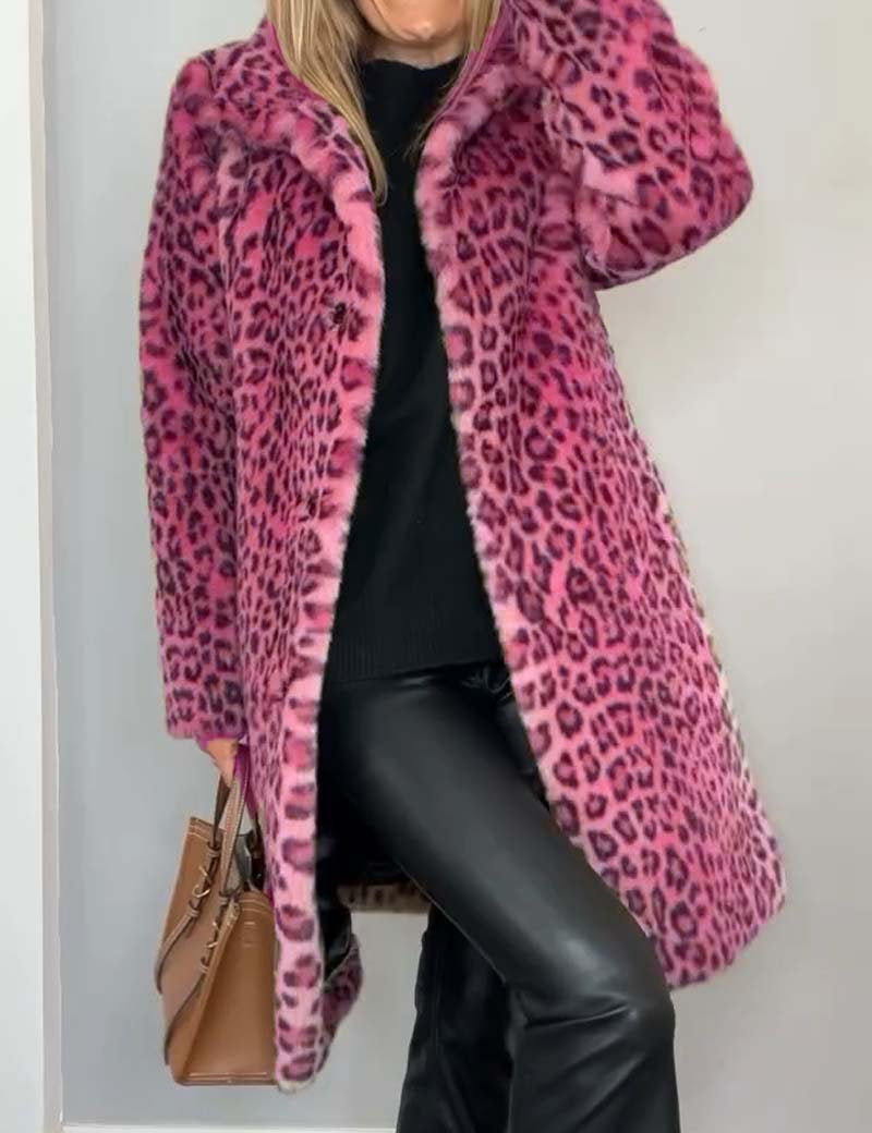 Leah™ | Leopard Print Coat