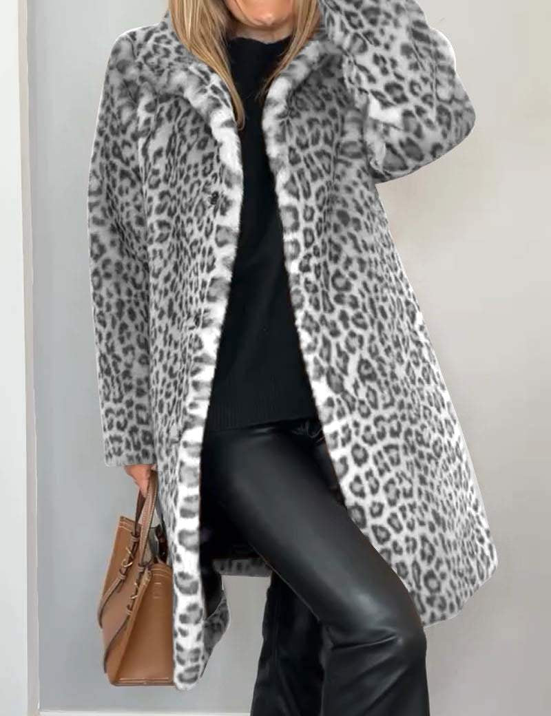 Leah™ | Leopard Print Coat