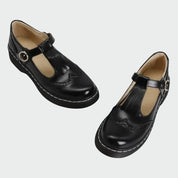 Olivia™ | Elegante T-Bar Leather Shoes