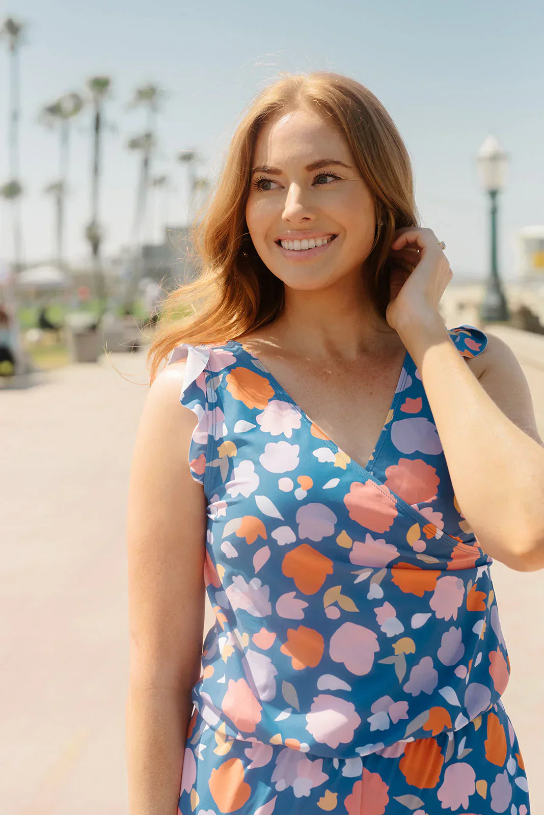 Liora | Swimsuit with Ruffles and Built-in Bra