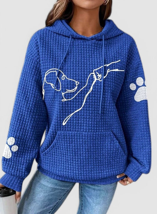 Dehlia | Waffle Knit Hoodie