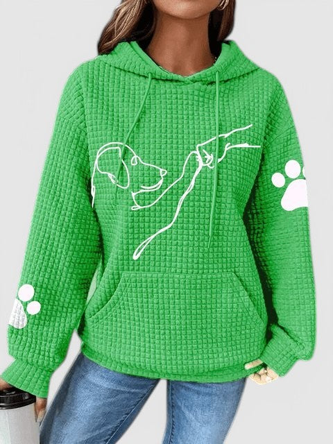 Dehlia | Waffle Knit Hoodie