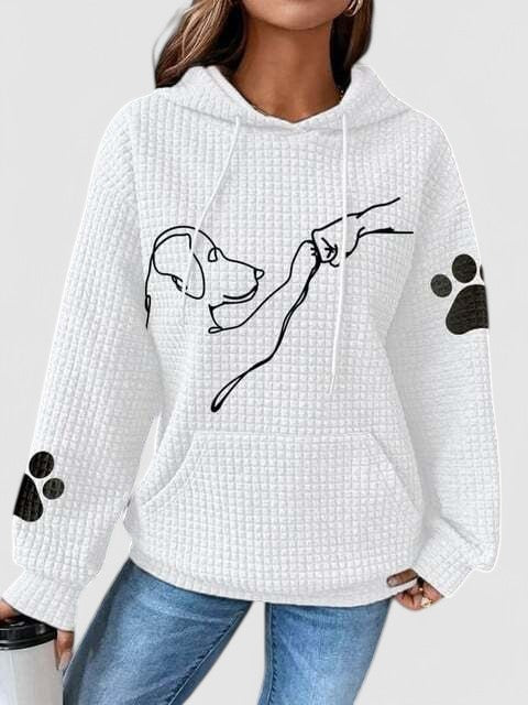 Dehlia | Waffle Knit Hoodie