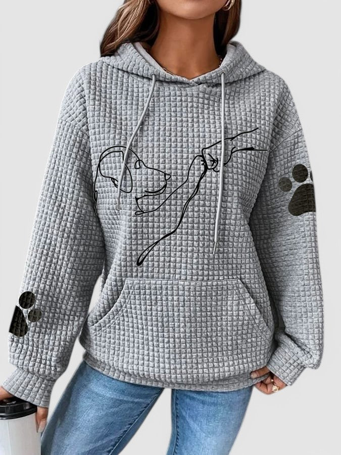 Dehlia | Waffle Knit Hoodie