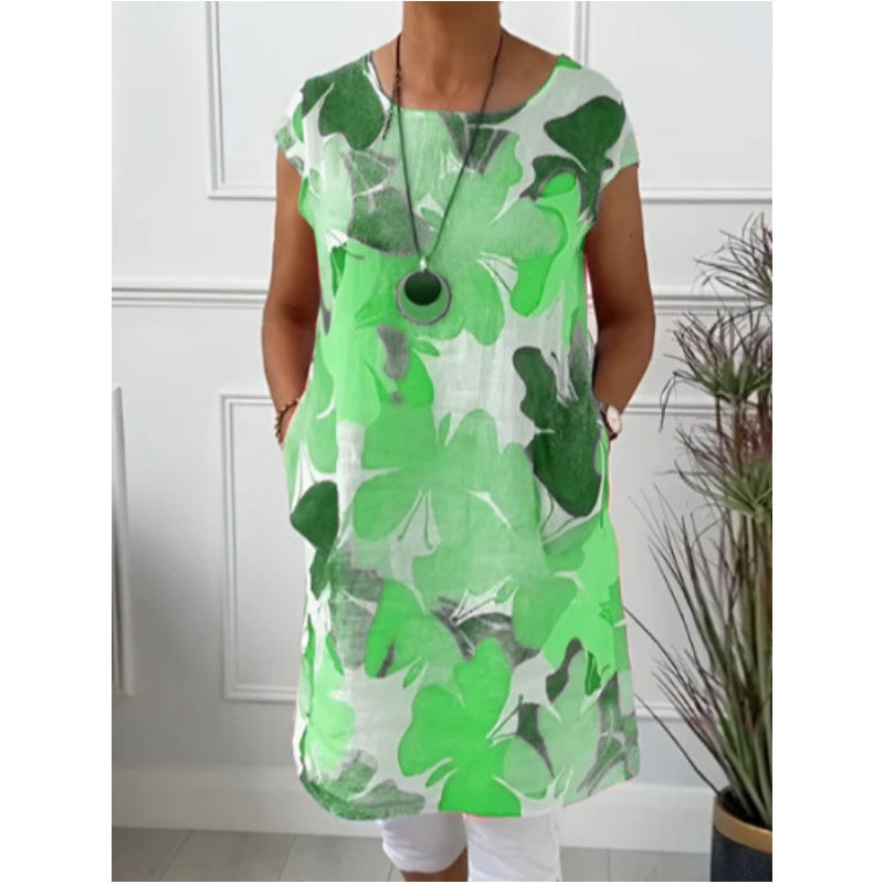 Mackenzie | Elegant round neck dress