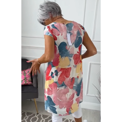 Mackenzie | Elegant round neck dress