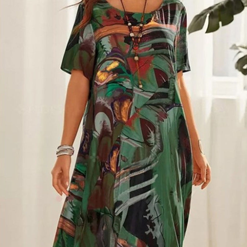 Jennelyn | Luxurious Art Print Dress
