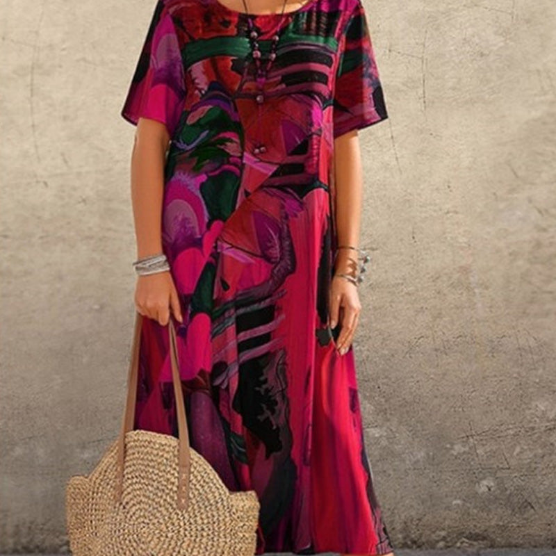 Jennelyn | Luxurious Art Print Dress