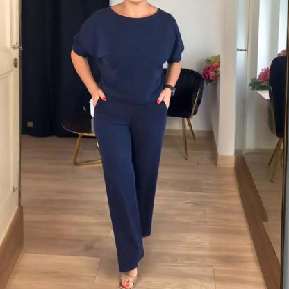 Campbell | Elegant Long Cardigan & Top & Pants 3-Piece Set