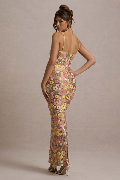 Micah | Elegant Casual Floral Maxi Dress