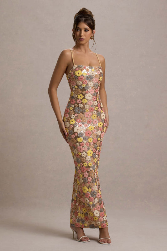 Micah | Elegant Casual Floral Maxi Dress